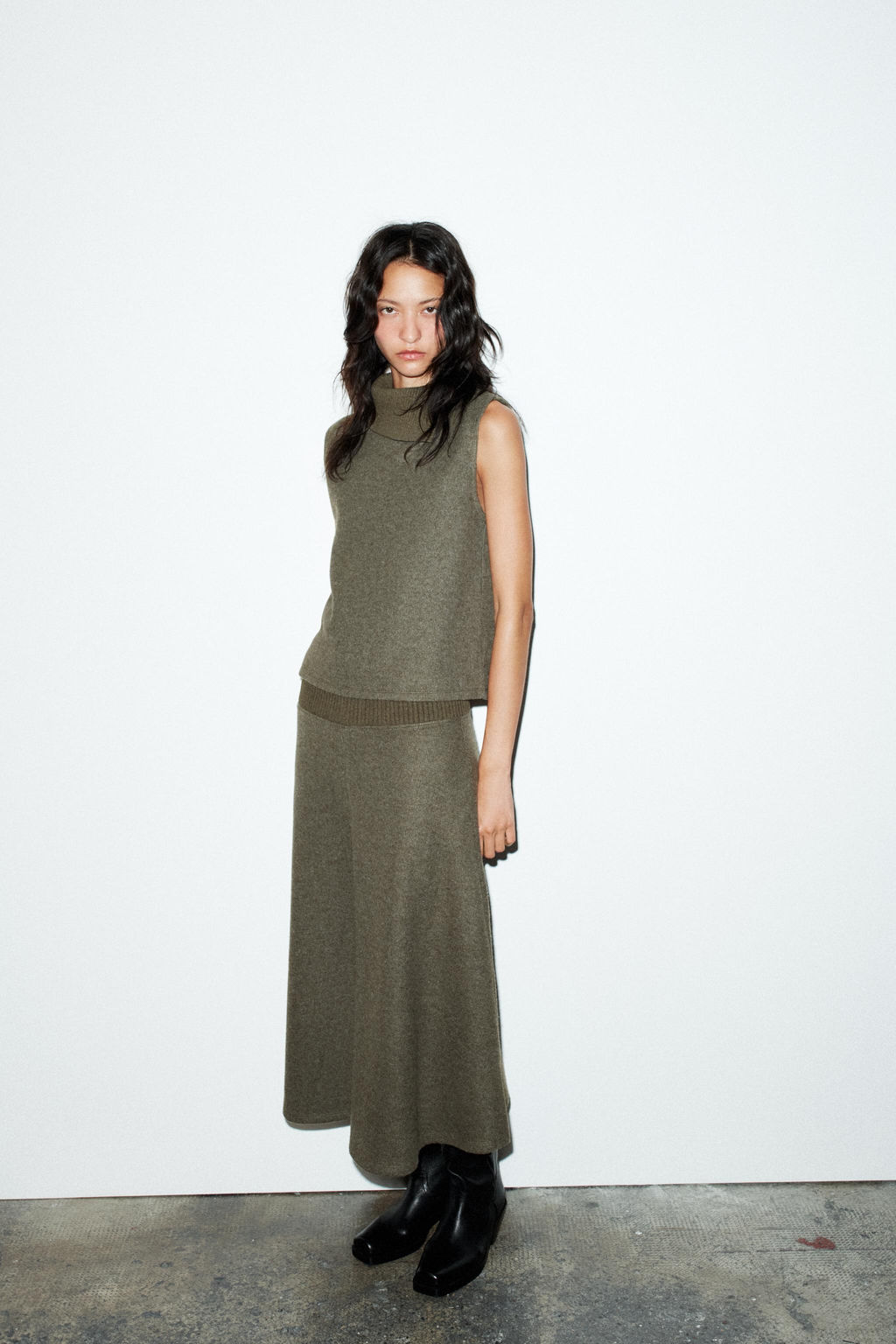 SOFT A-LINE SKIRT