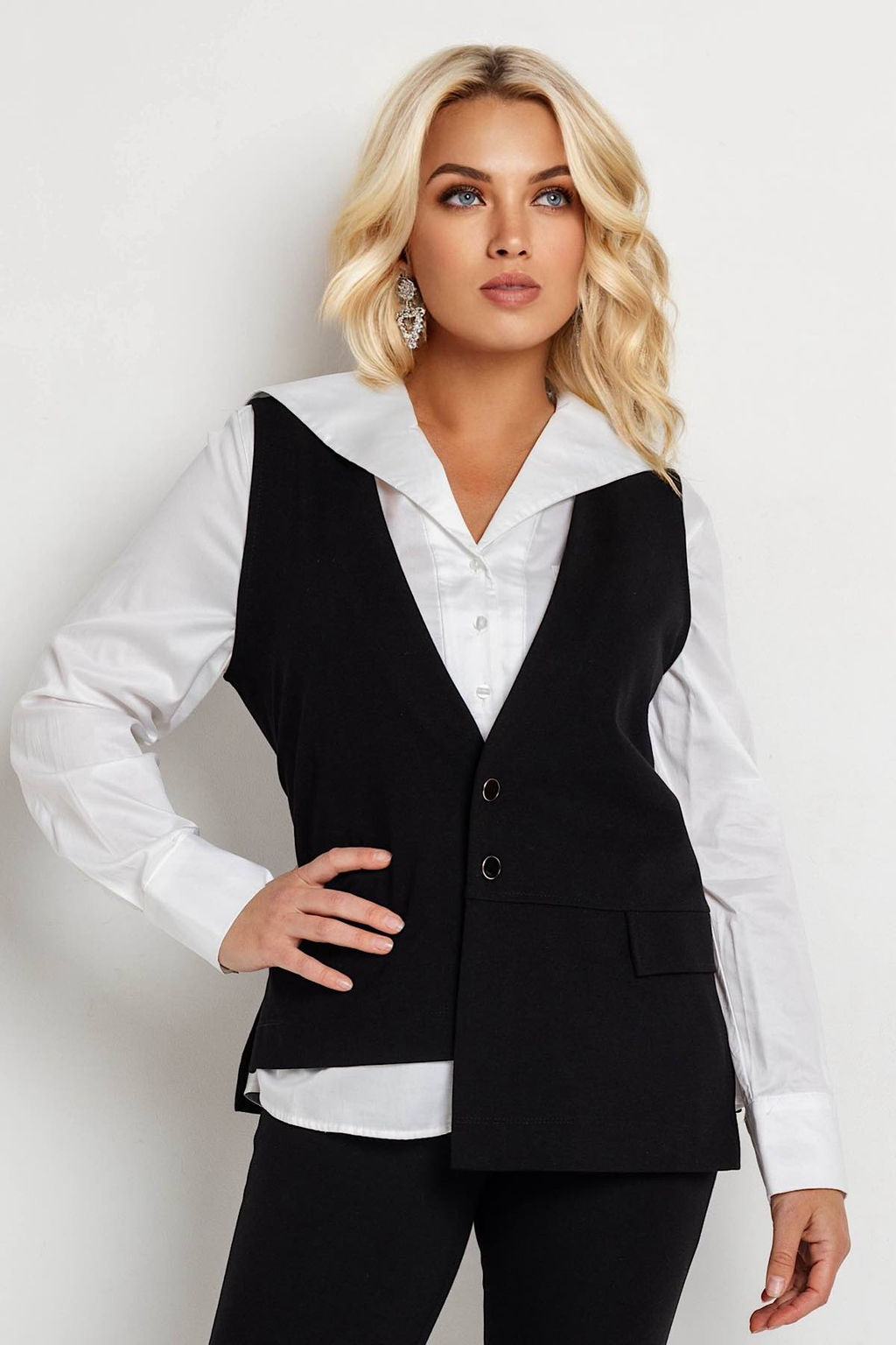 Жилет женский 4489А/01/Черный