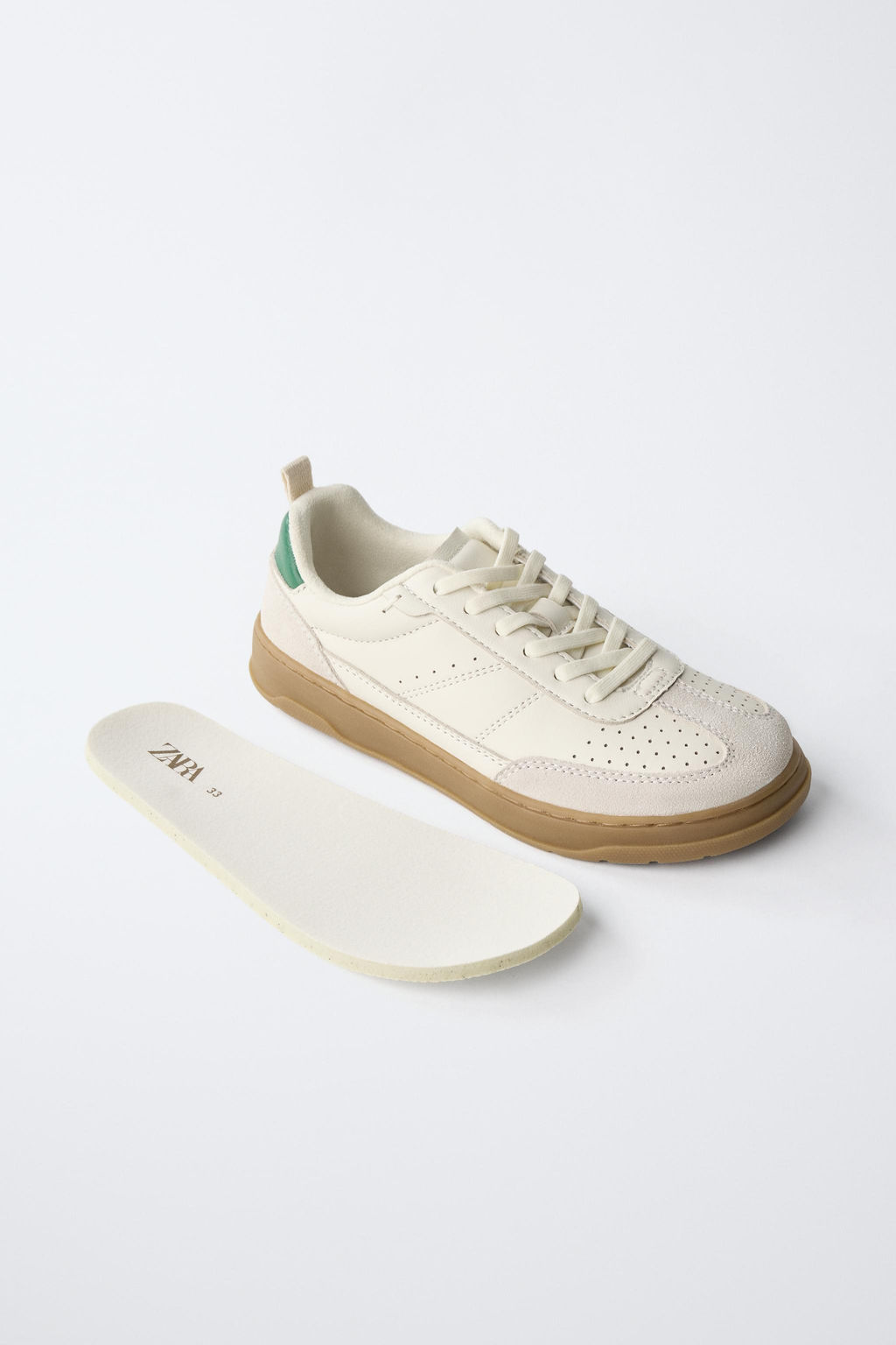 LEATHER BAREFOOT SNEAKERS - Zara фото 15
