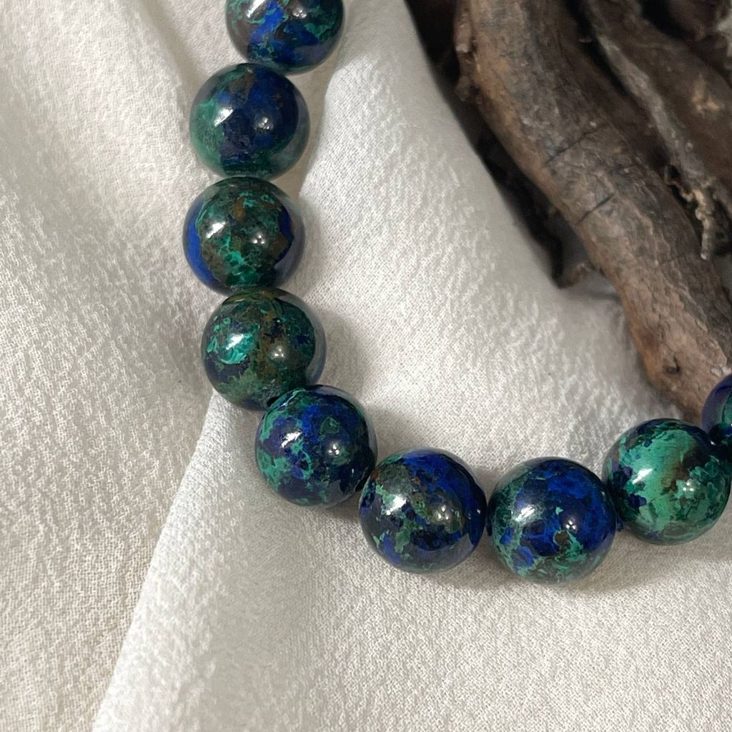 Браслет из Азурмалахита 18,5 см