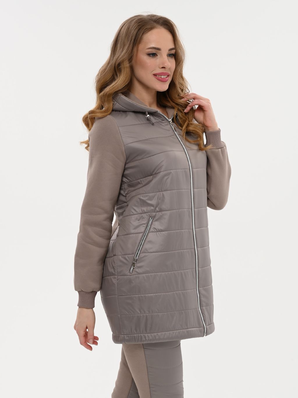 Толстовка  футер с плащевкой - А+б коллекция фото 12