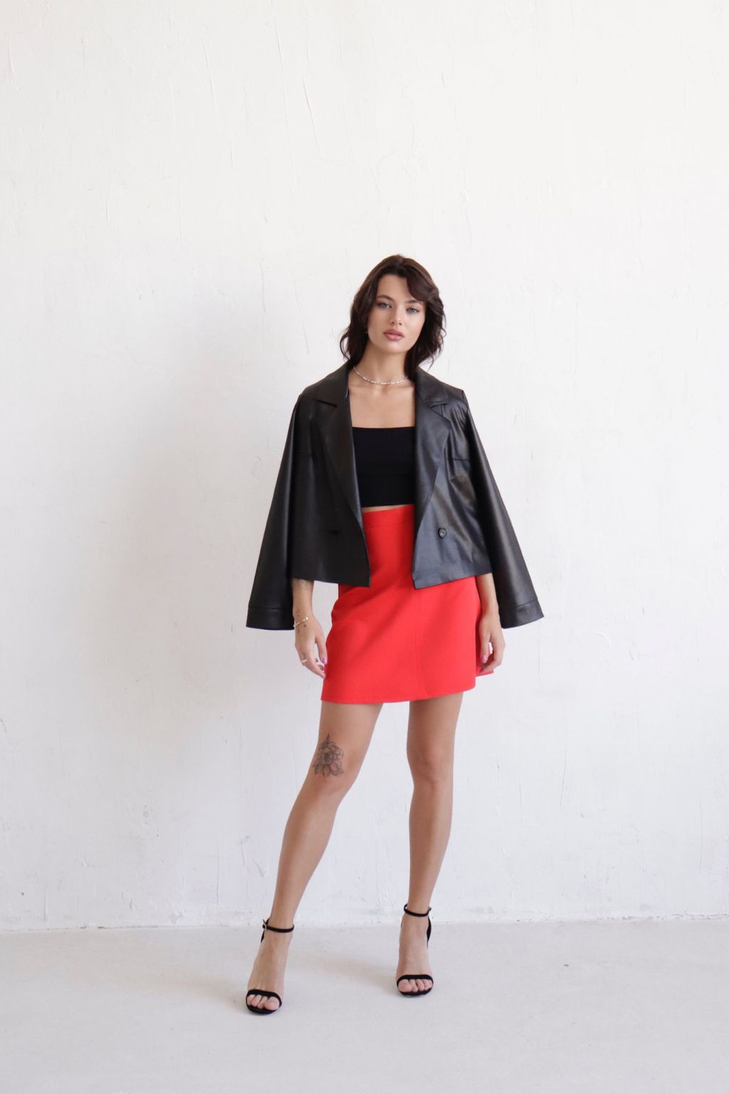 Короткая юбка-трапеция - Martichelli фото 23