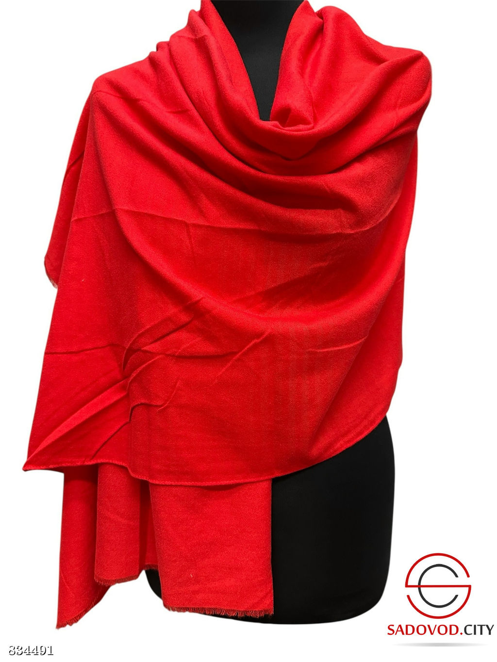 Шарф женский однотонный
