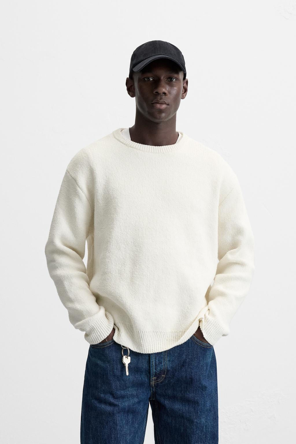 BOUCLE TEXTURED SWEATER - Zara фото 2