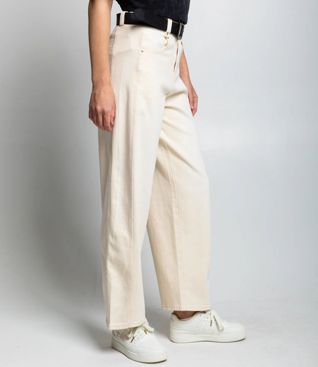 Джинсы #КТ89521, кремовый - Dommod фото 3