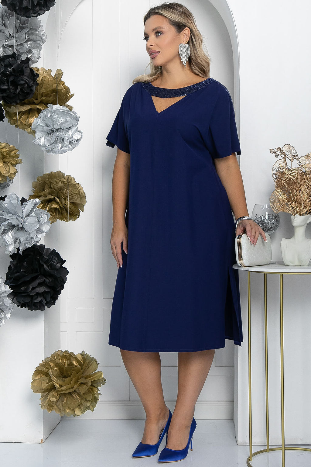 Платье Сказка (синее) П11586 - Lt collection фото 6