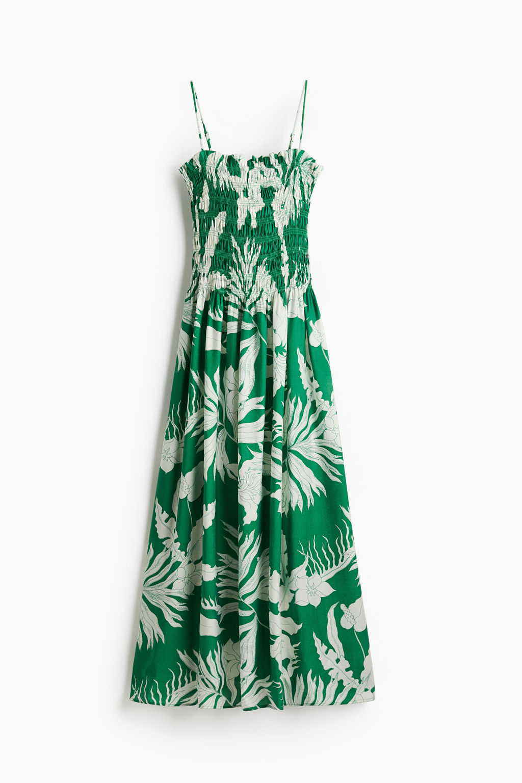 Vestido de tirantes con cuerpo nido de abeja - H&m фото 2
