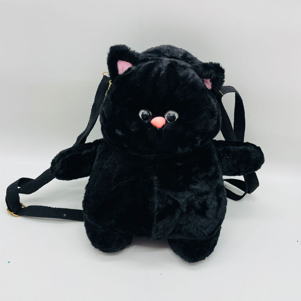 Мягкая игрушка Рюкзак - Котик Пухляш 30 см - Storyland фото 3