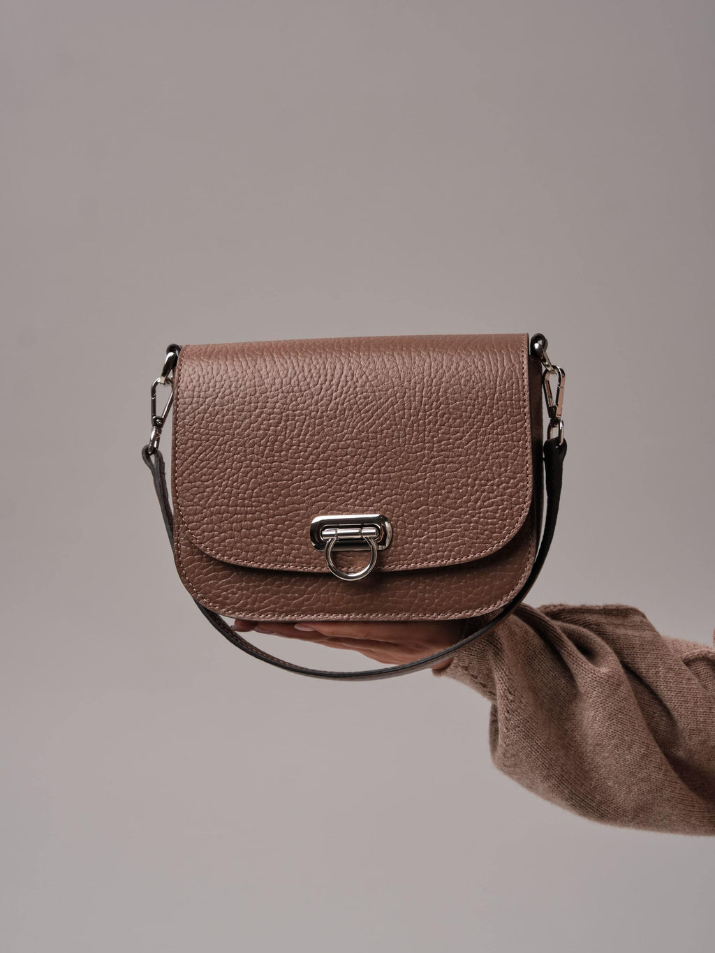 Сумка кожаная Azaro 30741 коричневый какао