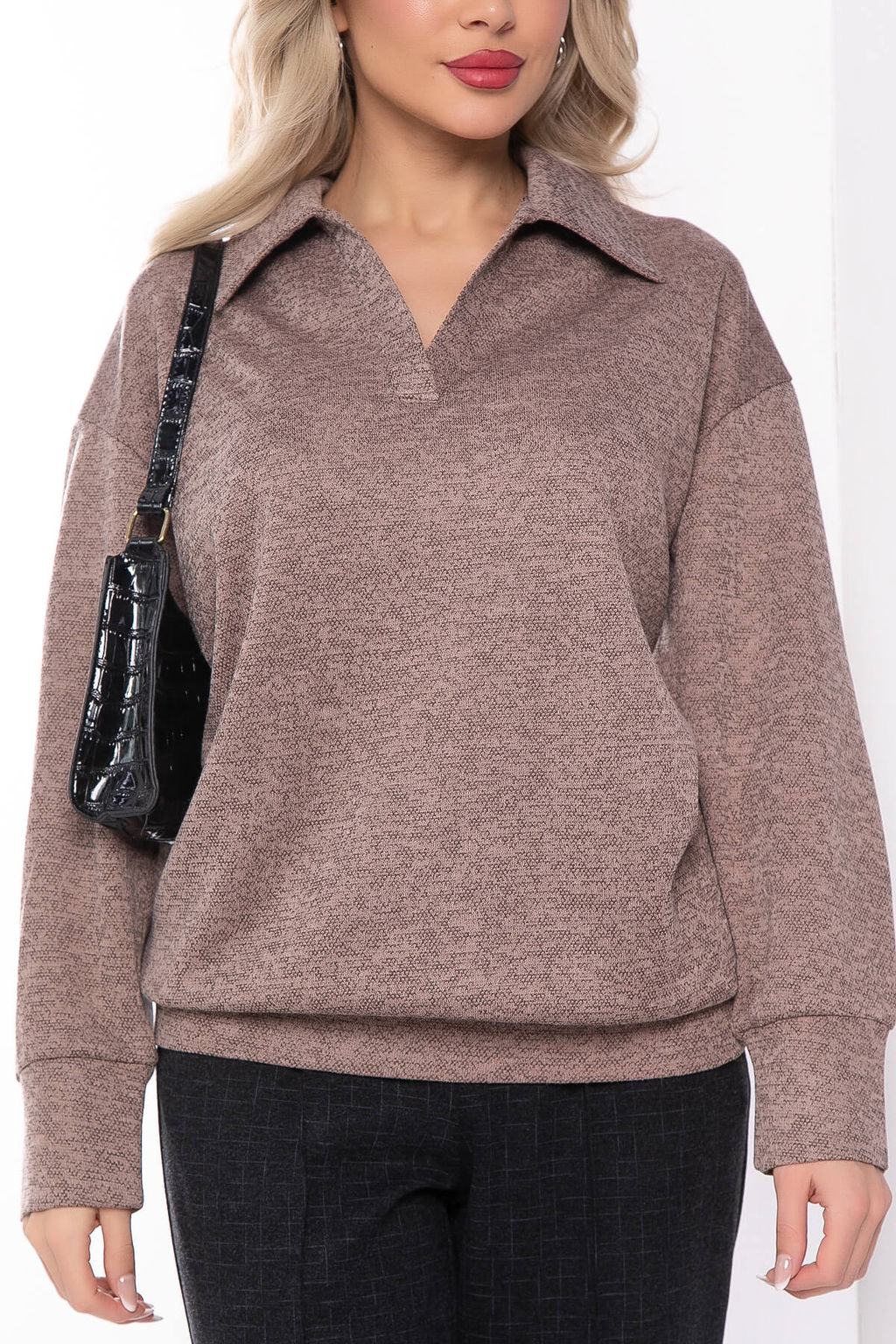 Джемпер Эссен (капучино) Б7984 - Lt collection фото 5