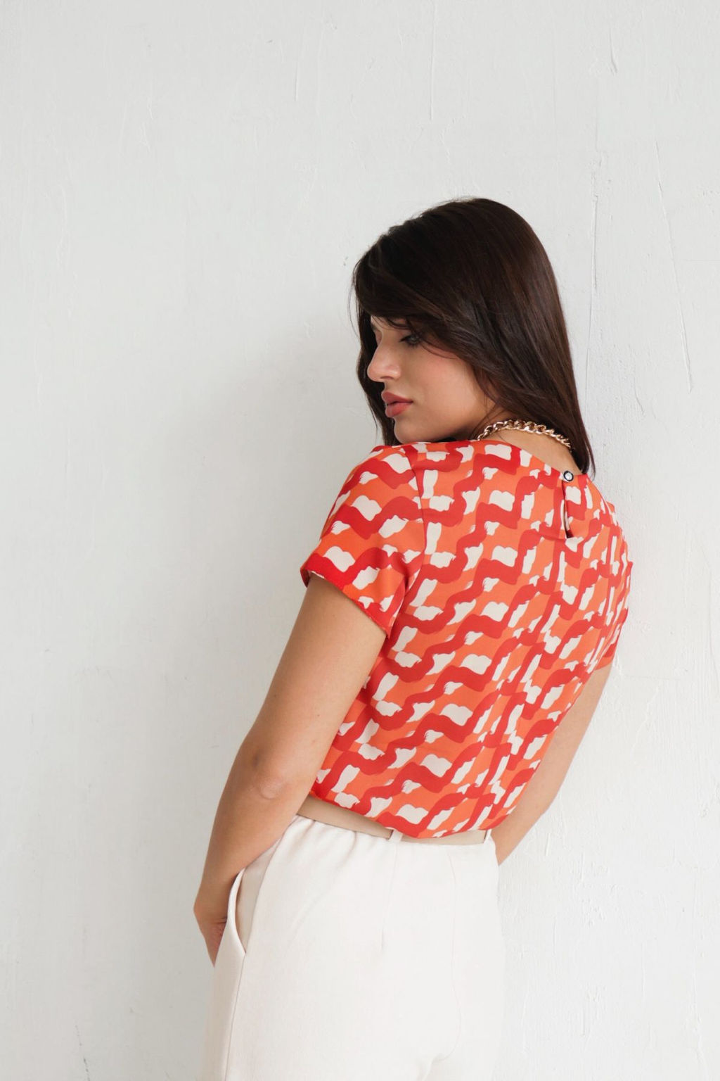 Блуза с коротким рукавом - Martichelli фото 16