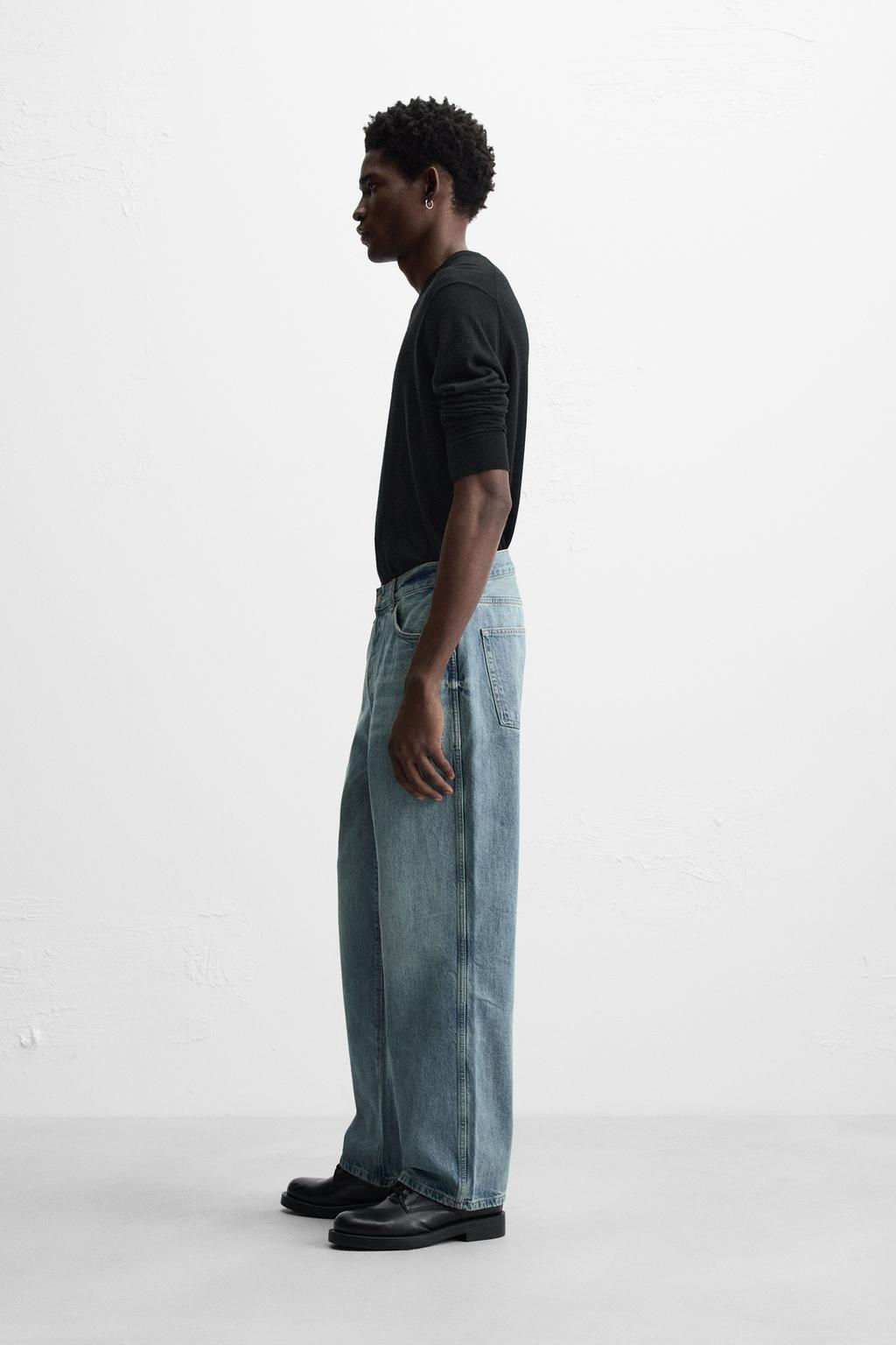 RELAXED STRAIGHT-LEG JEANS - Zara фото 17