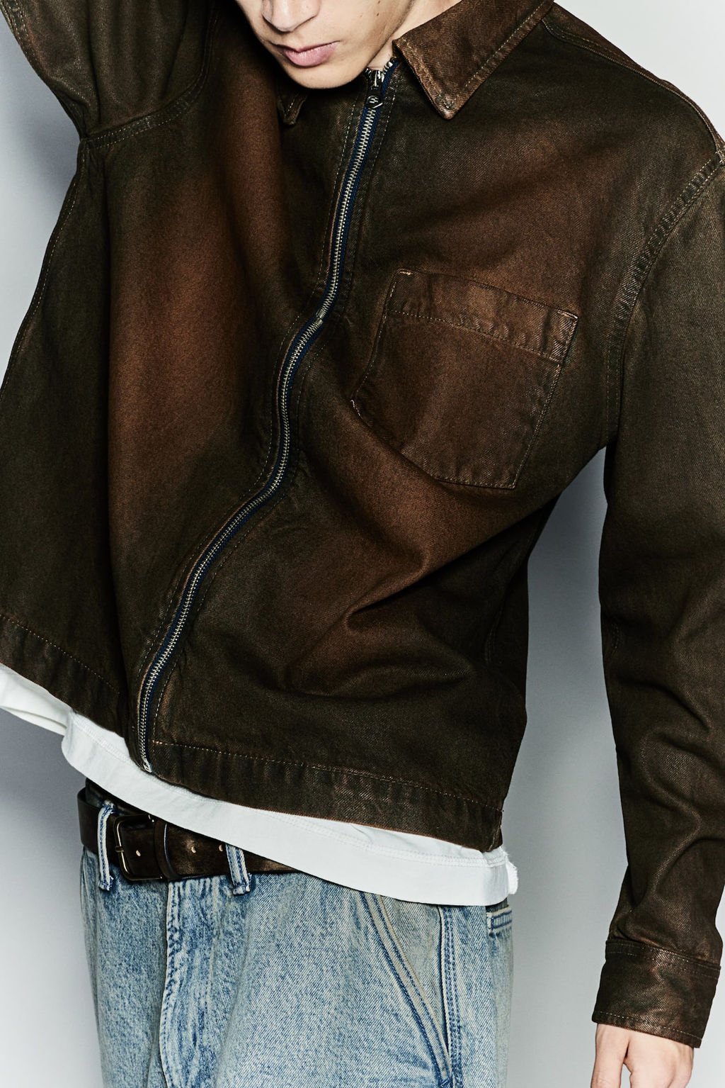 Sobrecamisa en denim Regular Fit - H&m фото 5