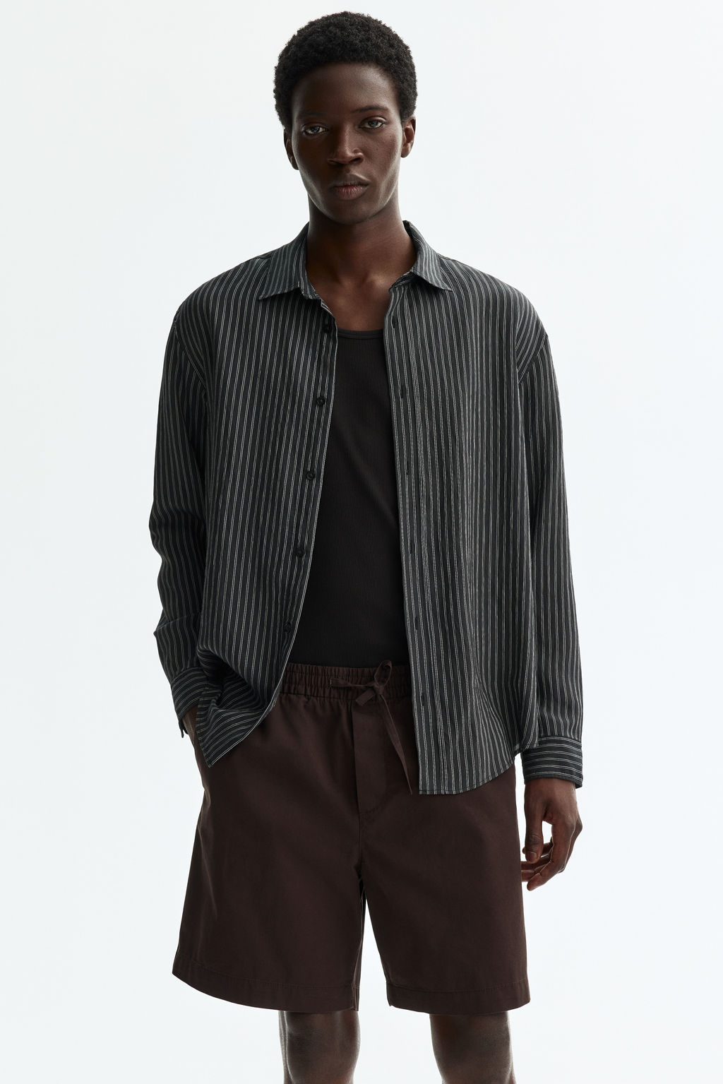 Pantal?n corto de algod?n Relaxed Fit - H&m фото 7