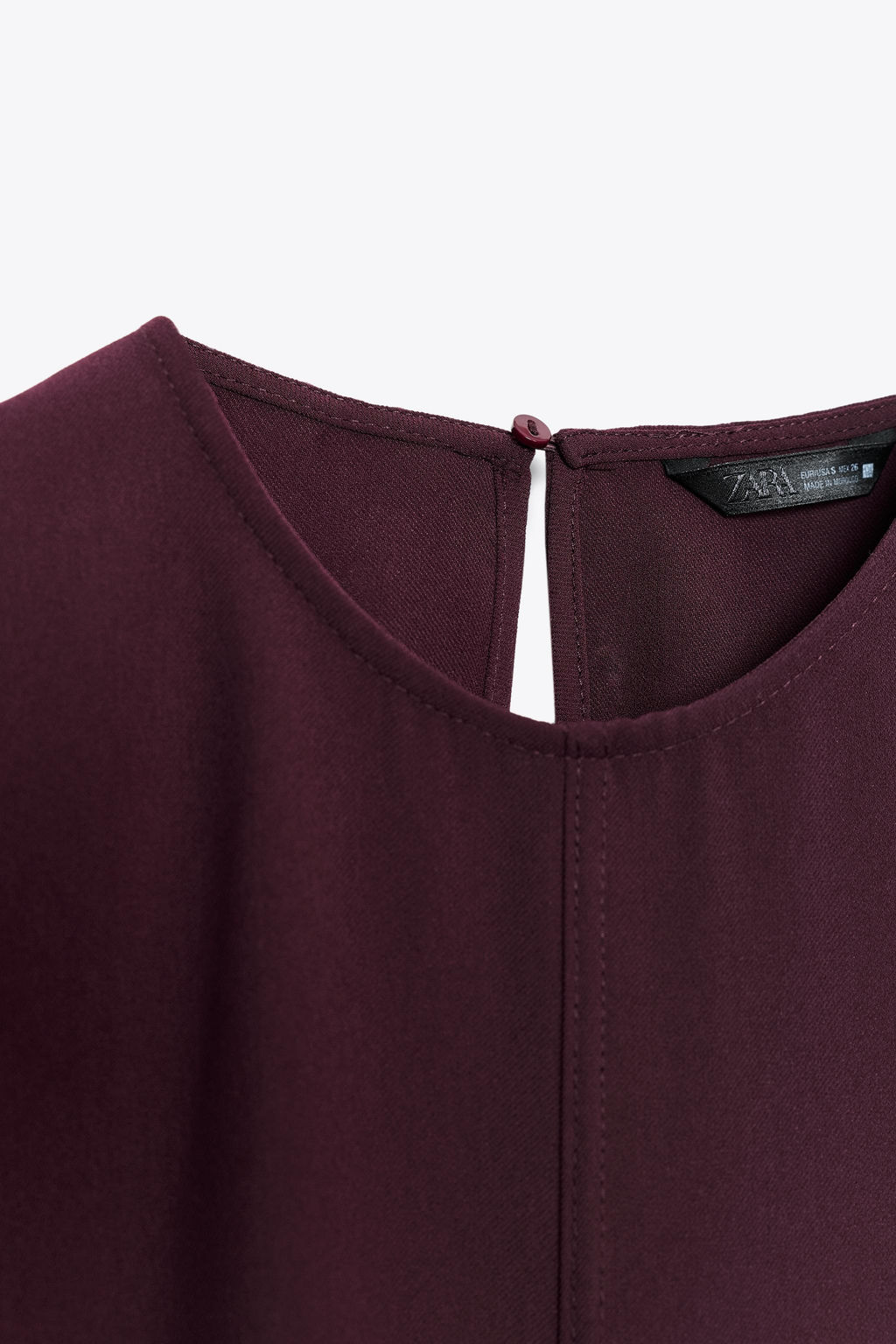 SHORT SLEEVE BELTED TOP - Zara фото 9