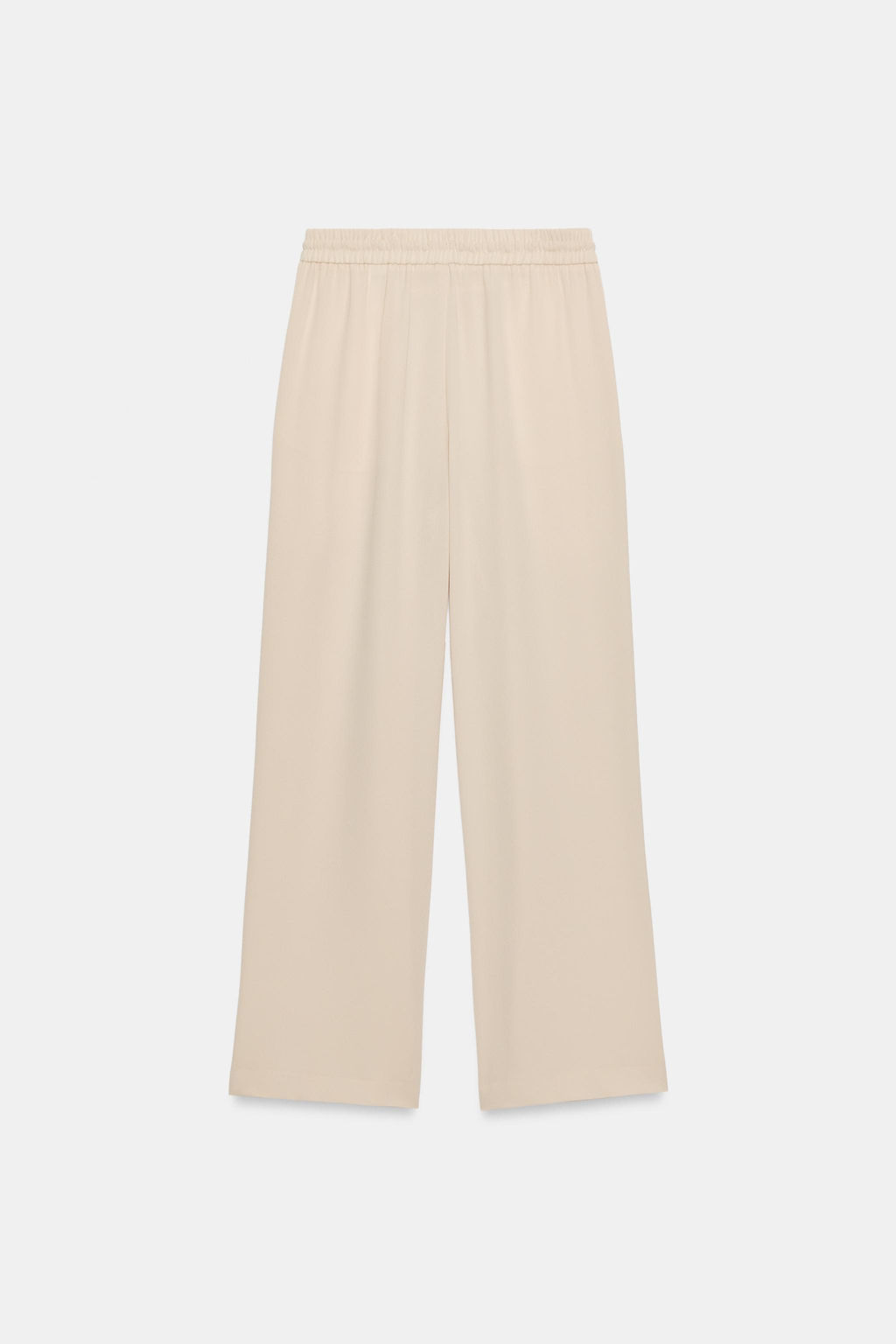 PANTAL?N FLUIDO CINTURA EL?STICA / Beige - Zara фото 7