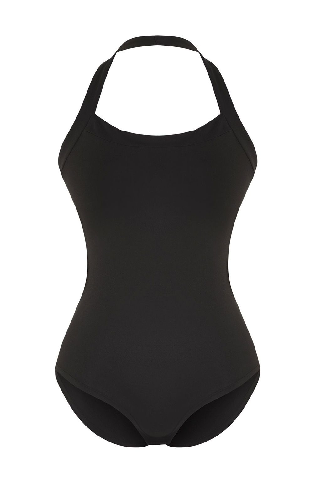 Siyah Kare Yaka Slim Boyundan Gecmeli Esnek Orme Body TWOSS25BD00019