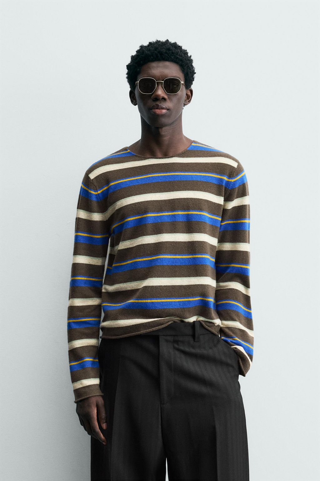 LIMITED EDITION STRIPED JACQUARD JUMPER - Zara фото 2