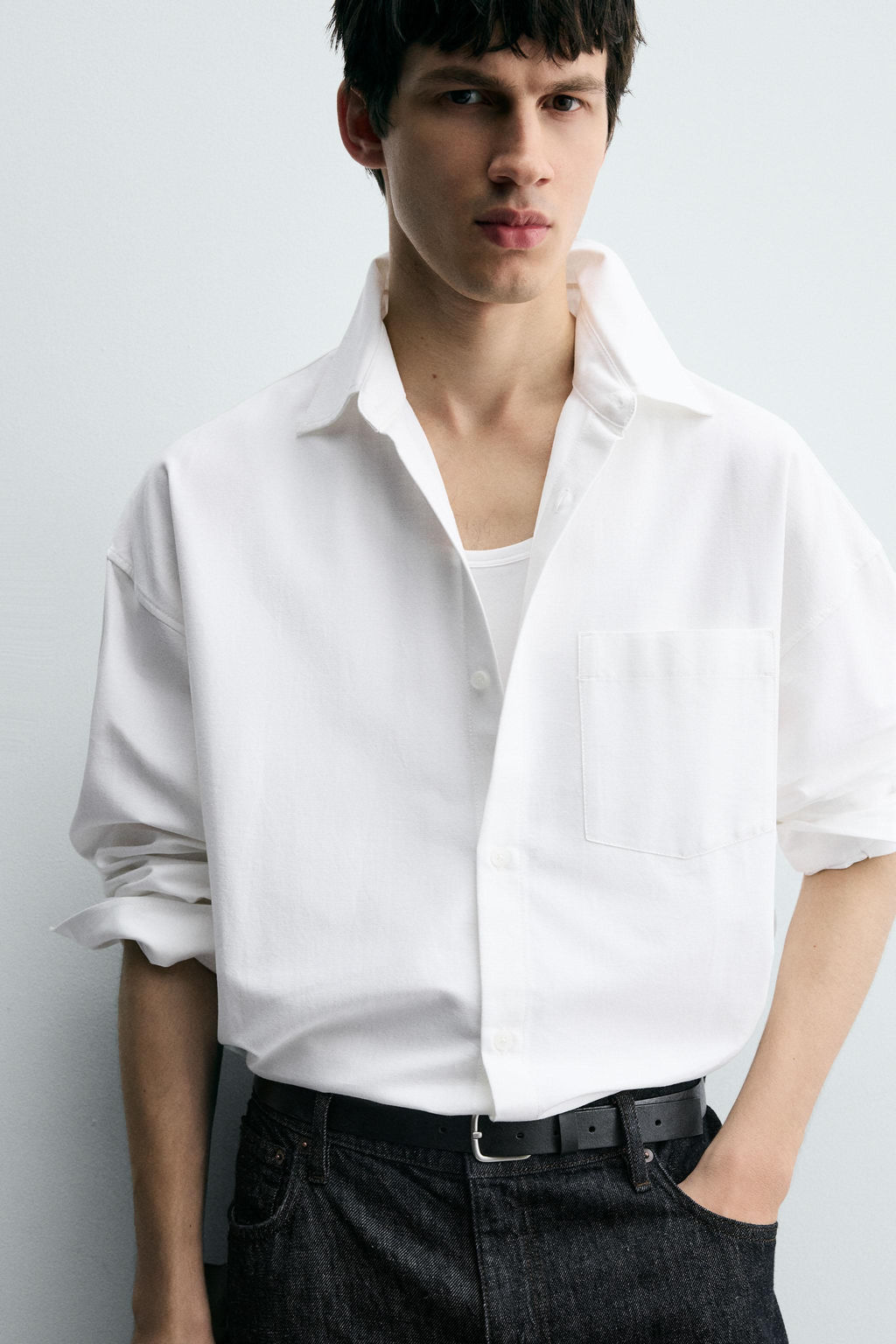 OVERSIZE FIT OXFORD SHIRT - Zara фото 5