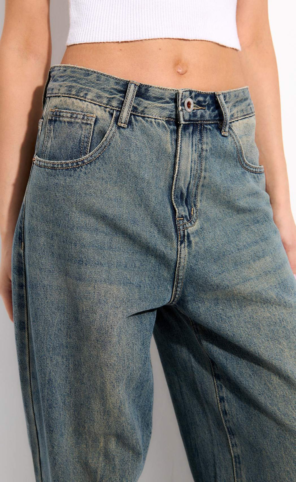 Джинсы F512-01-1 l.blue