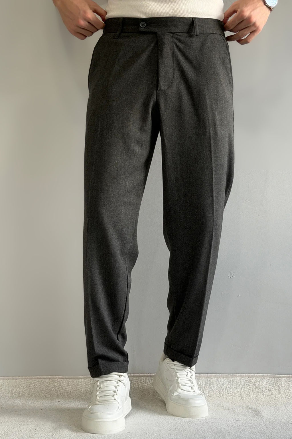 Antrasit Erkek Boyfriend Fit Pantolon TMNAW26PL00017 - Trendyolmilla фото 19