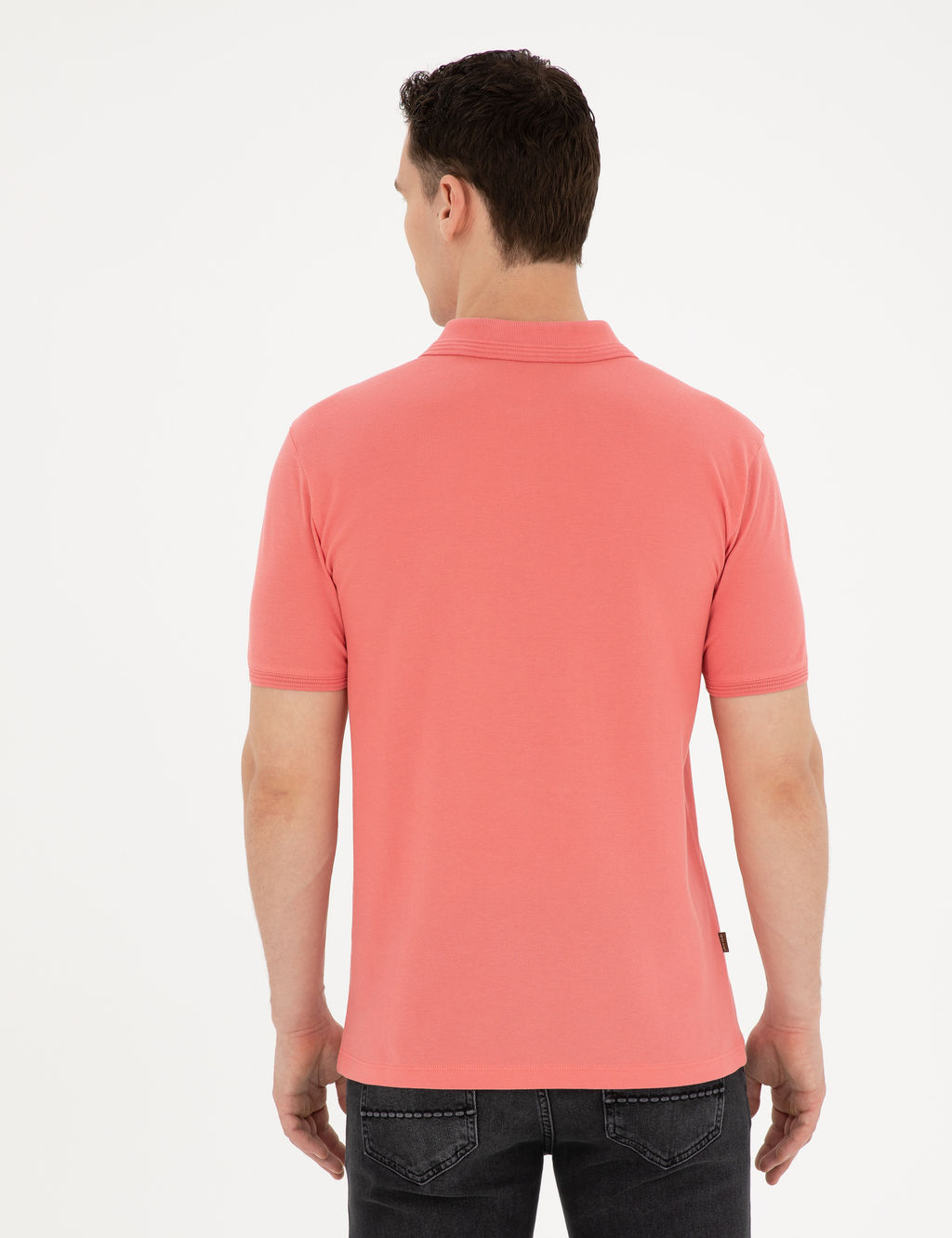 Pembe Slim Fit Basic Ti__rt