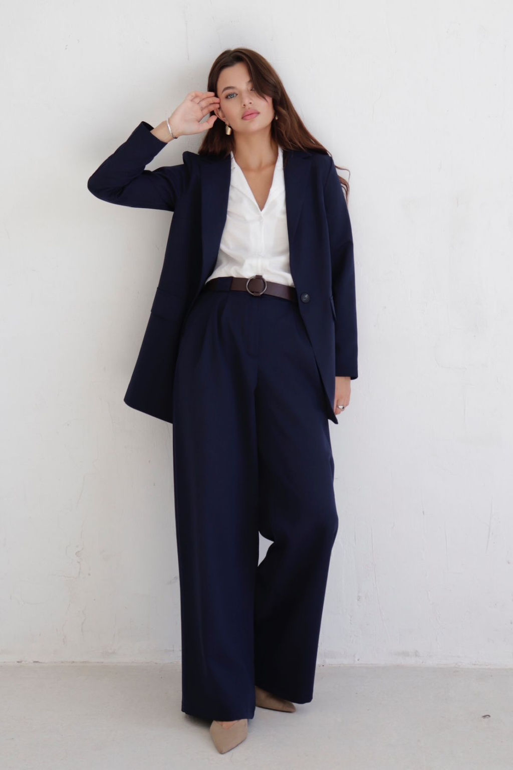 Жакет удлинённый с английским воротником - Martichelli фото 208