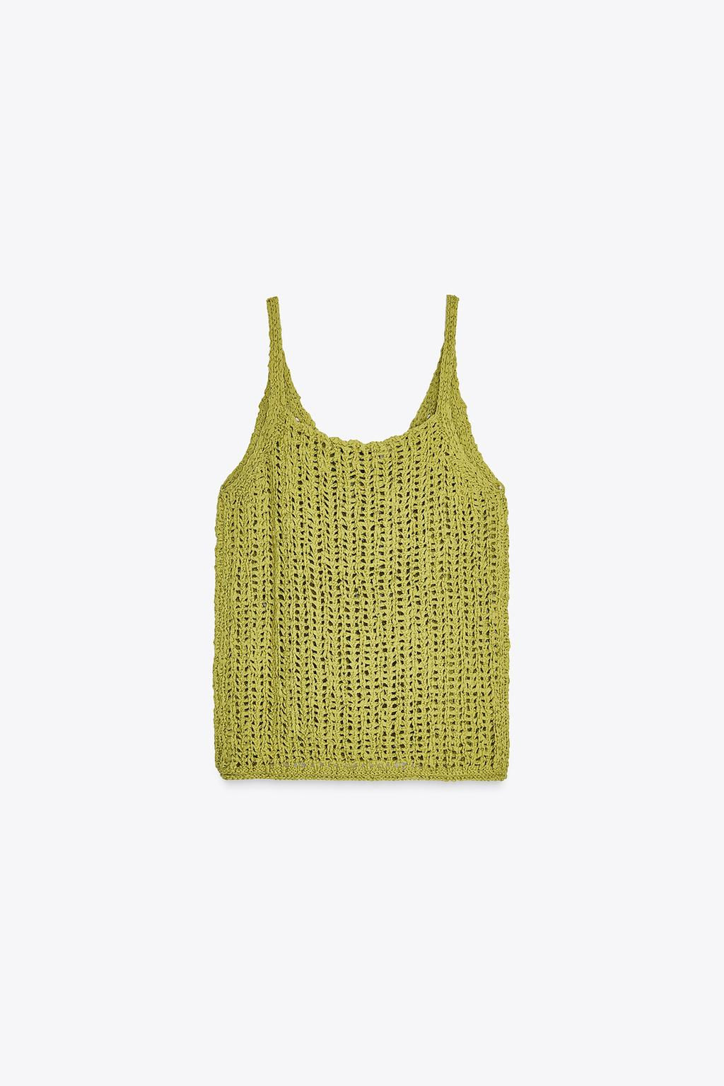 KNIT TOP WITH STRAPS - Zara фото 5