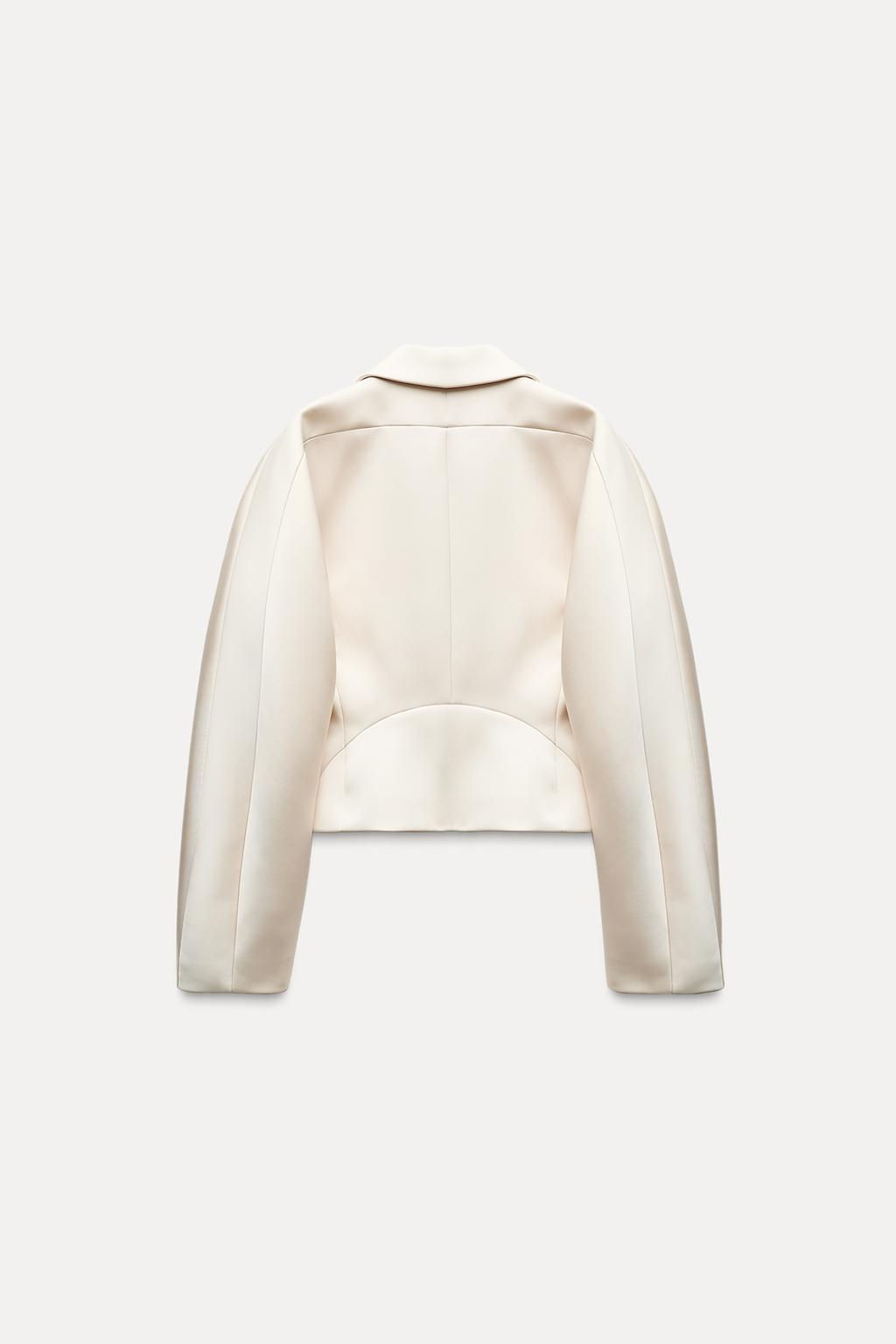 SATIN BLAZER ZW COLLECTION - Zara фото 6