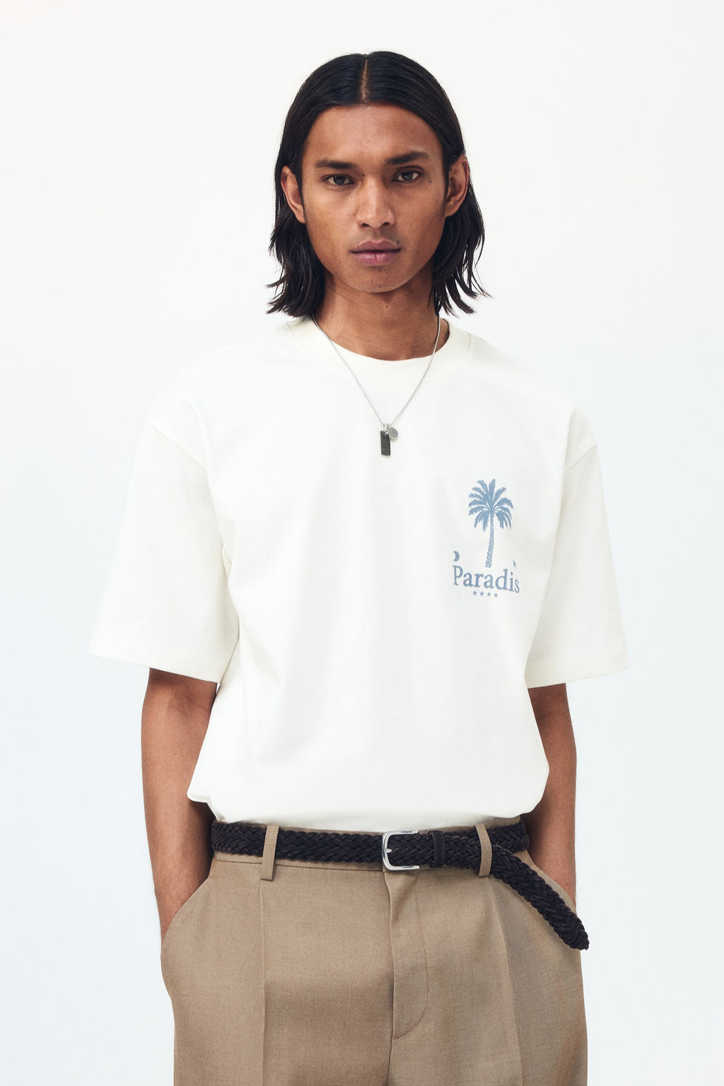 Camiseta estampada de algod?n Relaxed Fit - H&m фото 4