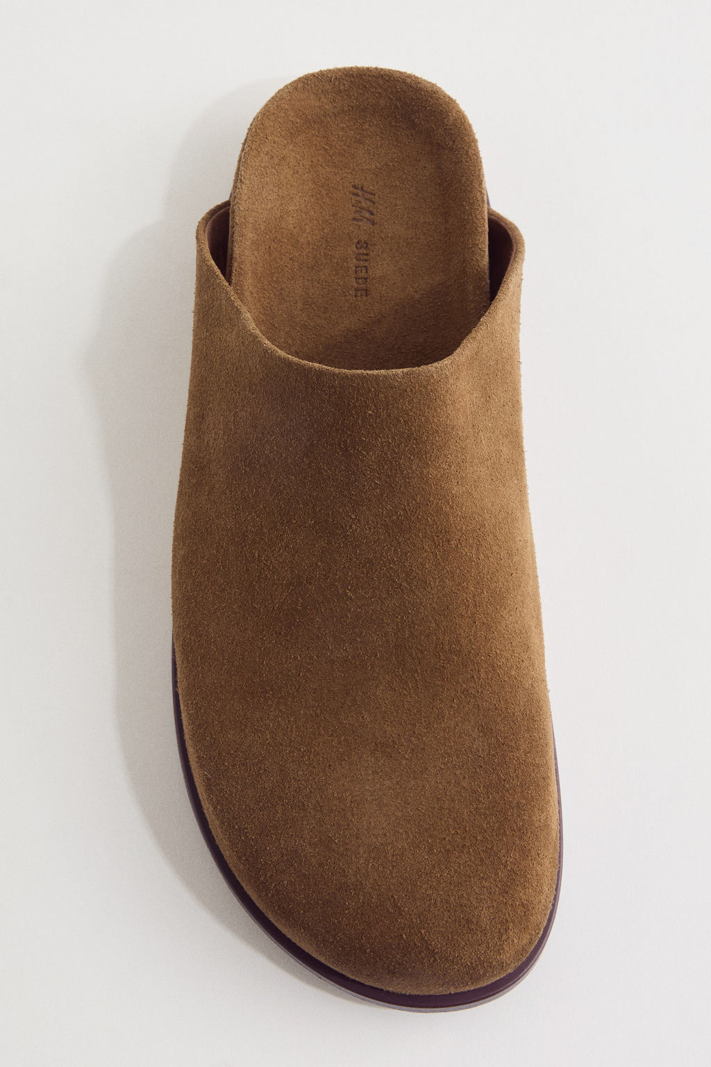 Mules de ante con plantilla preformada - H&m фото 7