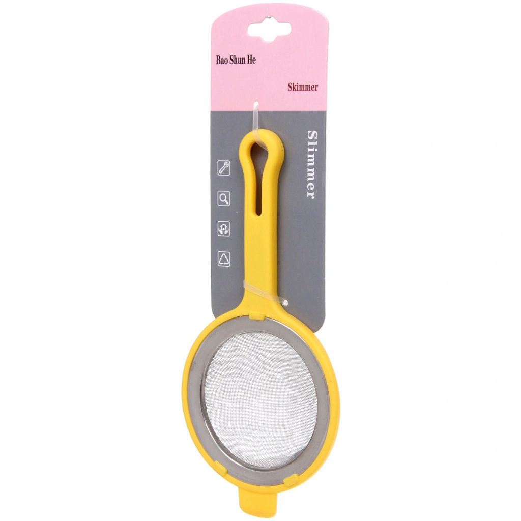 Цена за 5 шт. Сито металлическое в пластиковой оправе 8*16см