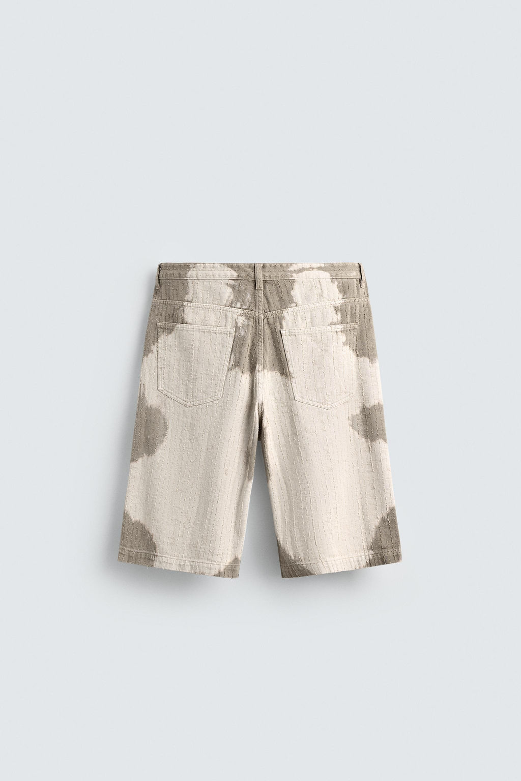 TEXTURED STRIPE BERMUDA SHORTS - Zara фото 8