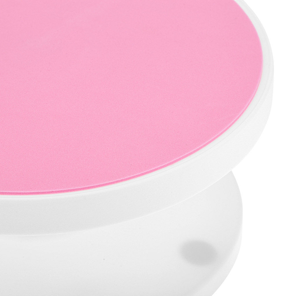 Подставка пластмассовая для торта д24,5см h11,5см, антискользящая ножка, съемный, поворотный стол с углом наклона 0-20 градусов, с EVA покрытием, цветная коробка (Китай) - Домашняя мода фото 5