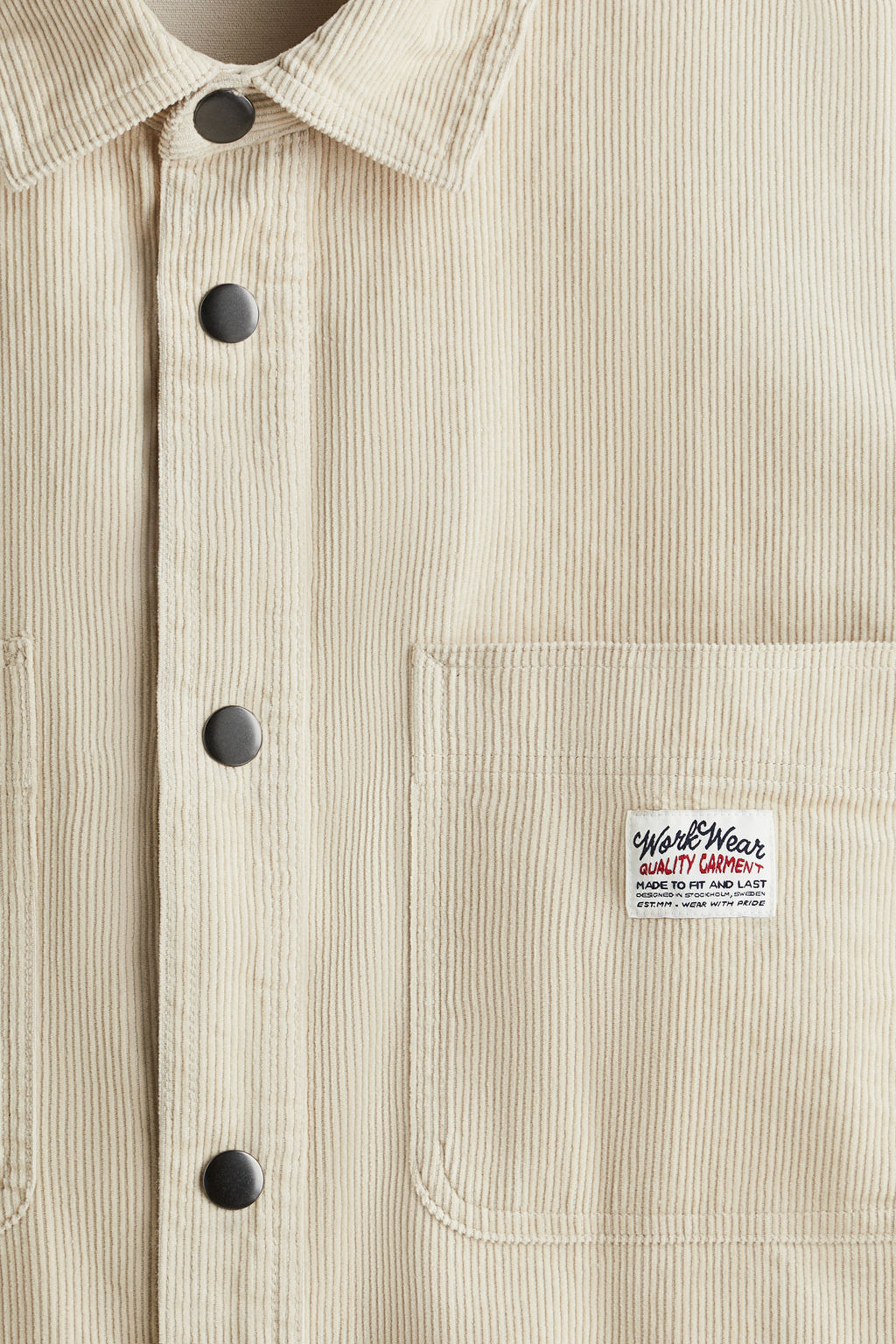 Camisa oversize en pana de algod?n - H&m фото 8