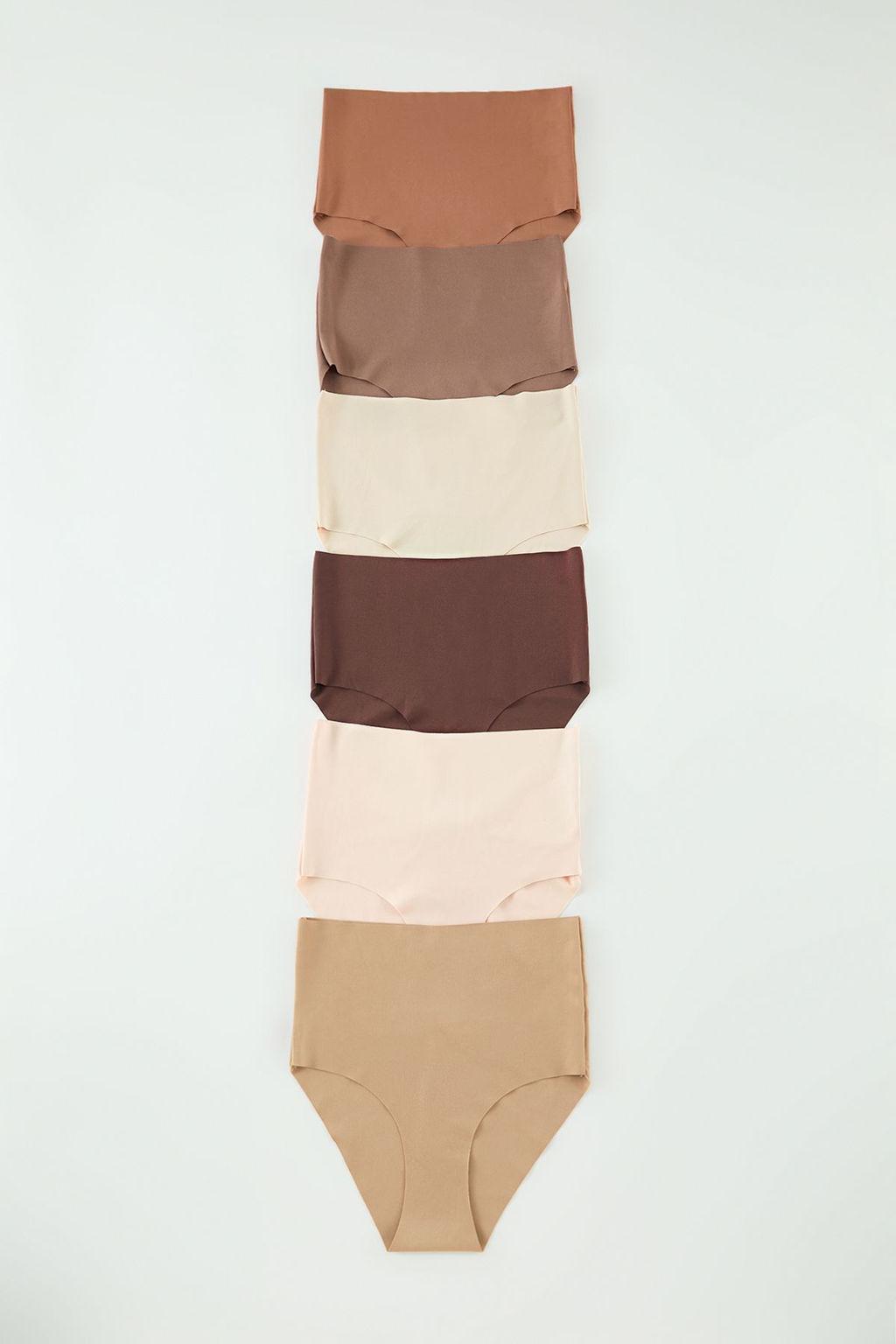 Trendyolmilla Pembe 6l? Micro Dikissiz/Iz Yapmaz Lazer Kesim Yuksek Bel Klasik Orme Kulot THMAW25KU00038  фото 12