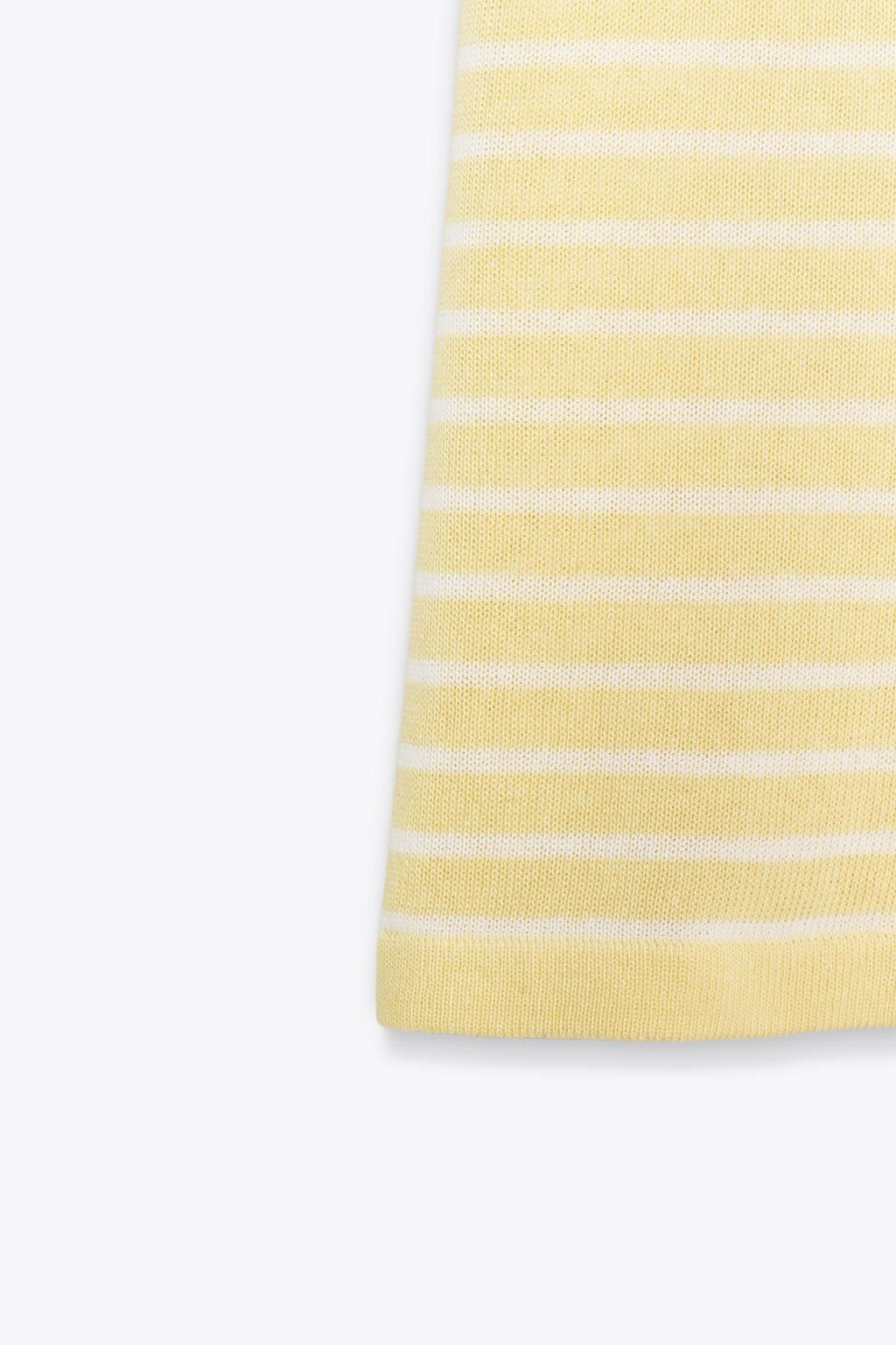 OVERSIZED KNIT SHORT SLEEVE TOP - Zara фото 14