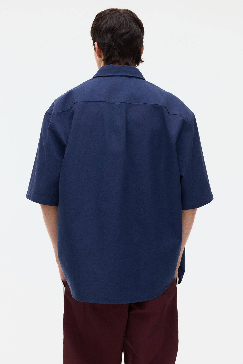 Camisa Oxford de manga corta Relaxed Fit - H&m фото 9