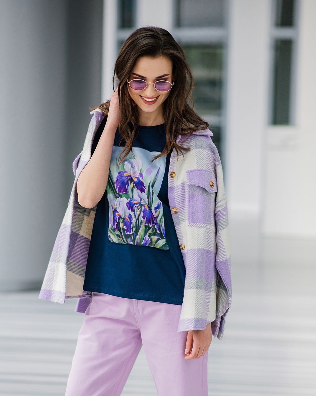 Футболка с шёлковой вставкой FSK108 - Sahar art lab фото 2