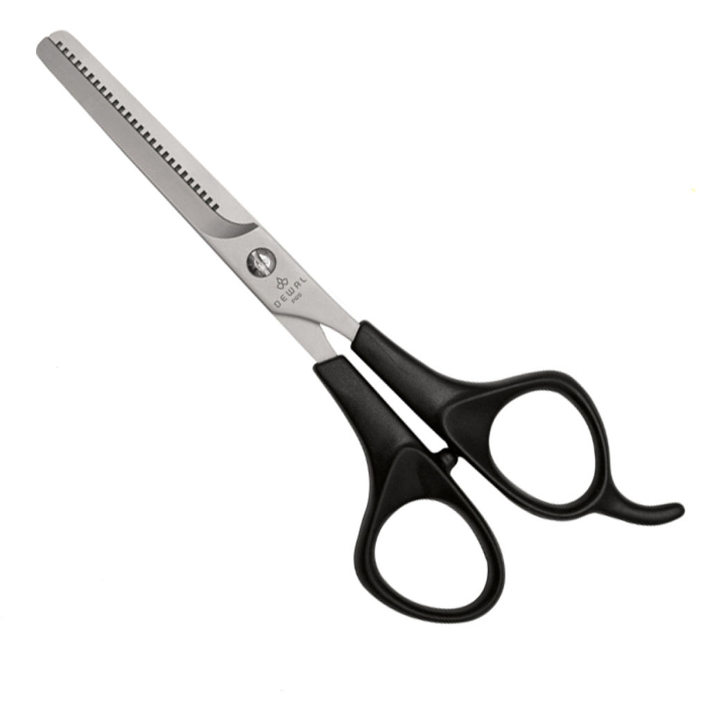 Dewal Парикмахерские ножницы филировочные / Easy Step 9612ASN, 6,5", черный