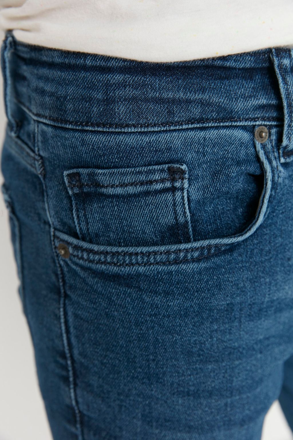 TRENDYOL MAN Siyah Skinny Fit Esnek Kumas Dar Kesim Jeans TMNAW23JE00047 - Trendyolmilla фото 33