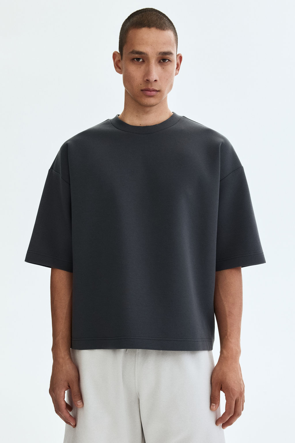Camiseta efecto neopreno Oversized Fit - H&m фото 6