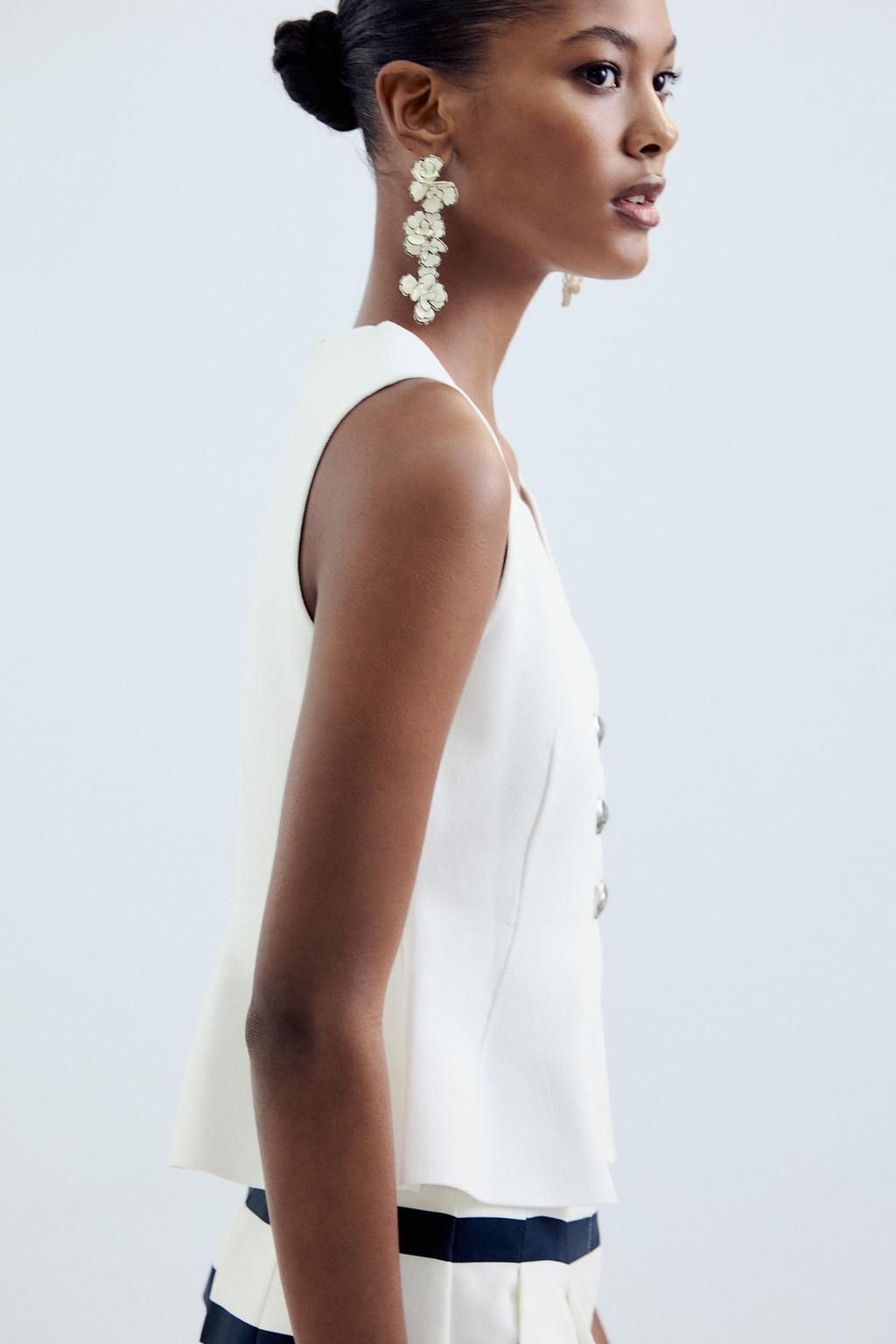 PEPLUM KNIT TOP - Zara фото 3