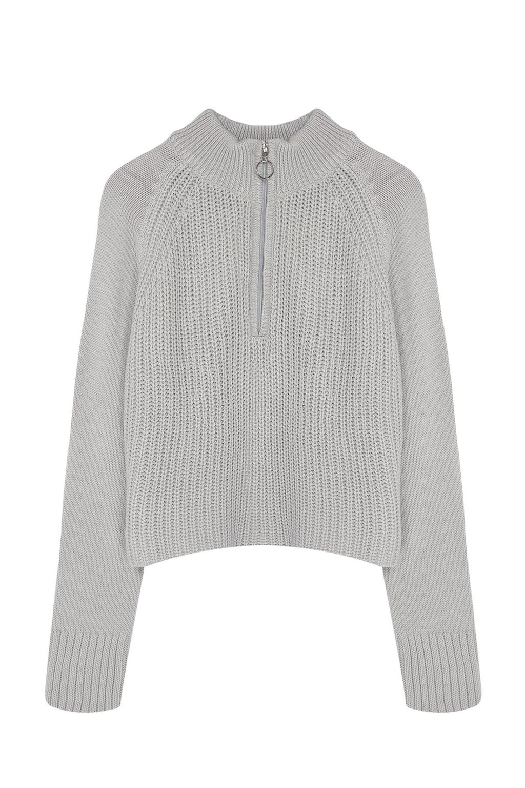 K?rm?z? Crop Fermuarl? Dik Yaka Basic Triko Kazak TWOAW22KZ1632 - Trendyolmilla фото 22