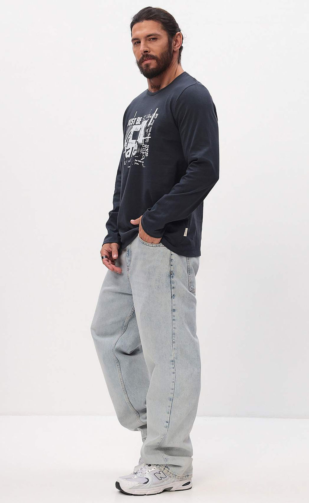 Лонгслив P521-1001-898 graphite