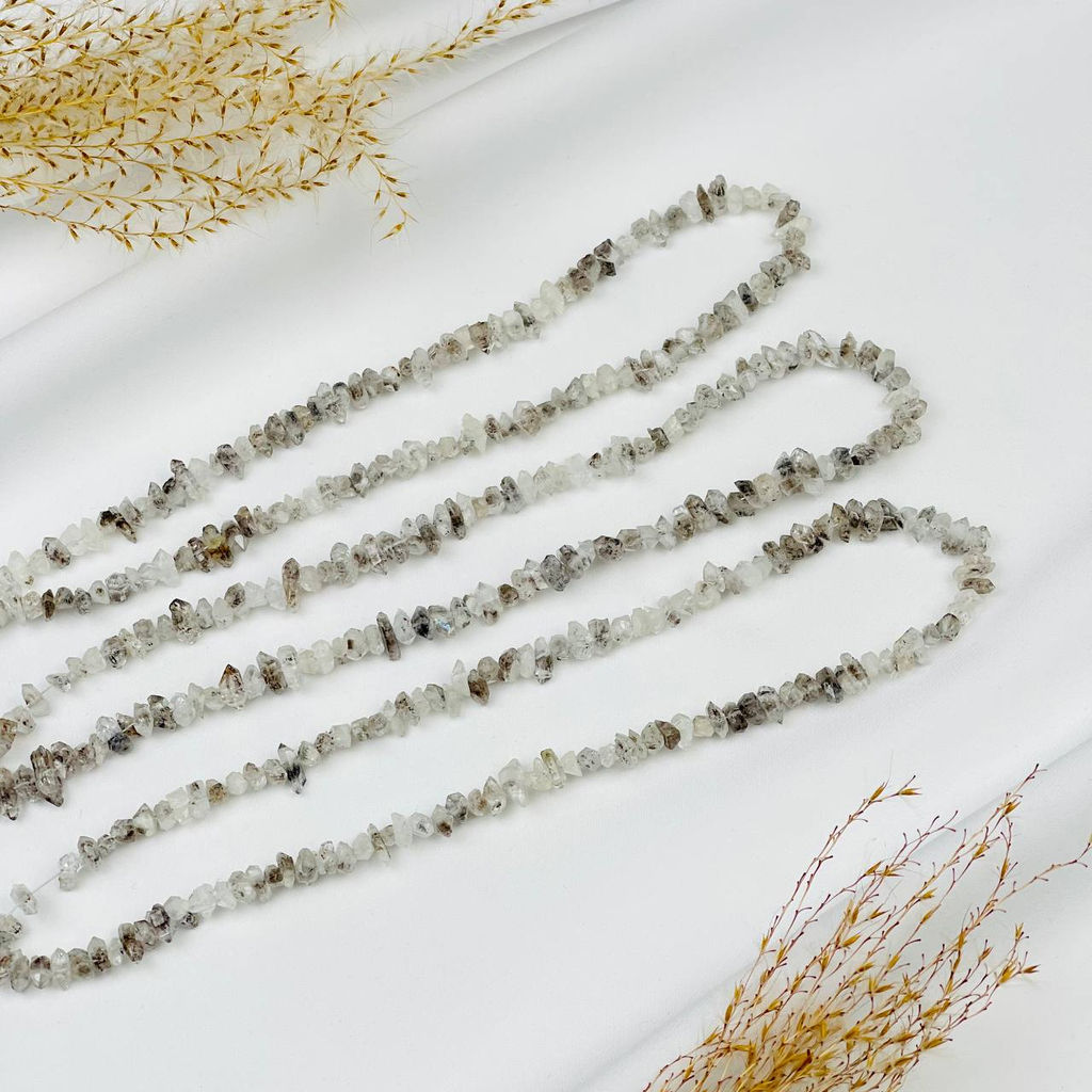 Бусины для украшений из Херкимерского Алмаза 40 см