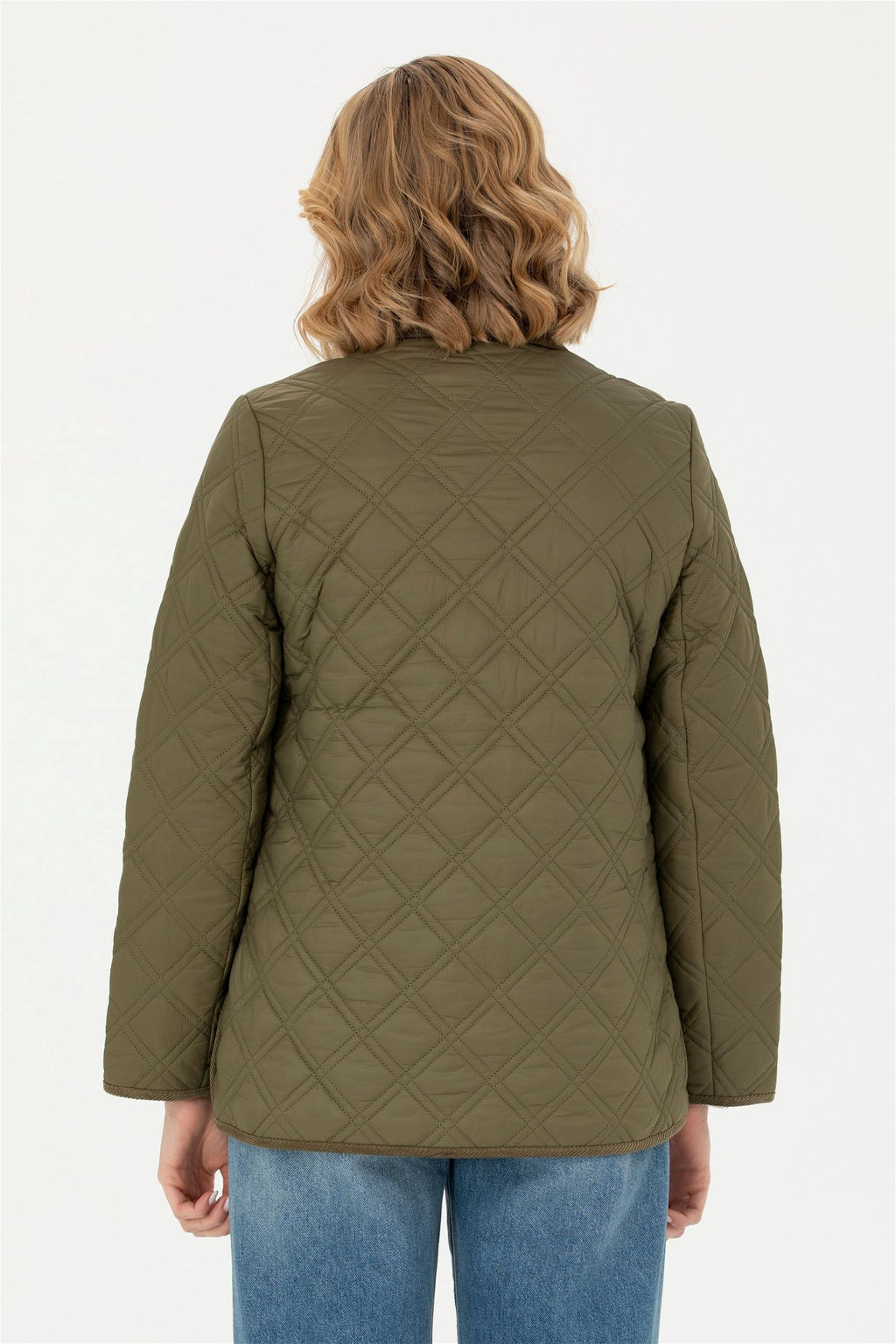 Женское пальто цвета хаки Неожиданная скидка в корзине - U.s. polo assn фото 5