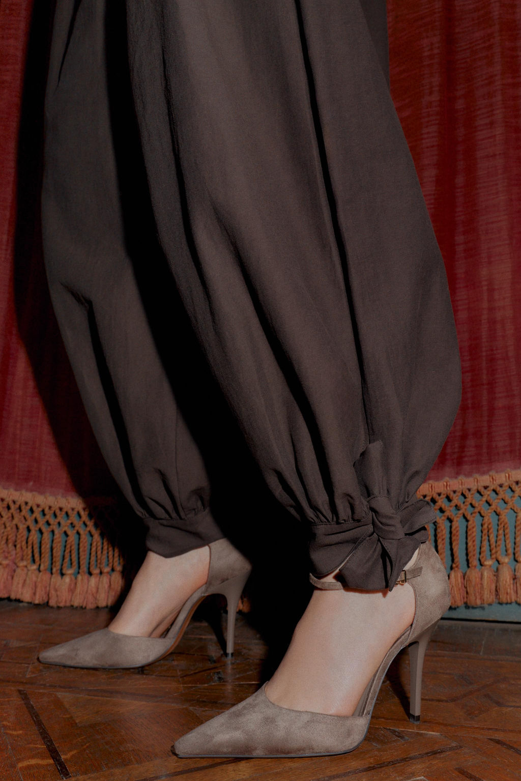 TIERED TROUSERS WITH BOWS - Zara фото 3