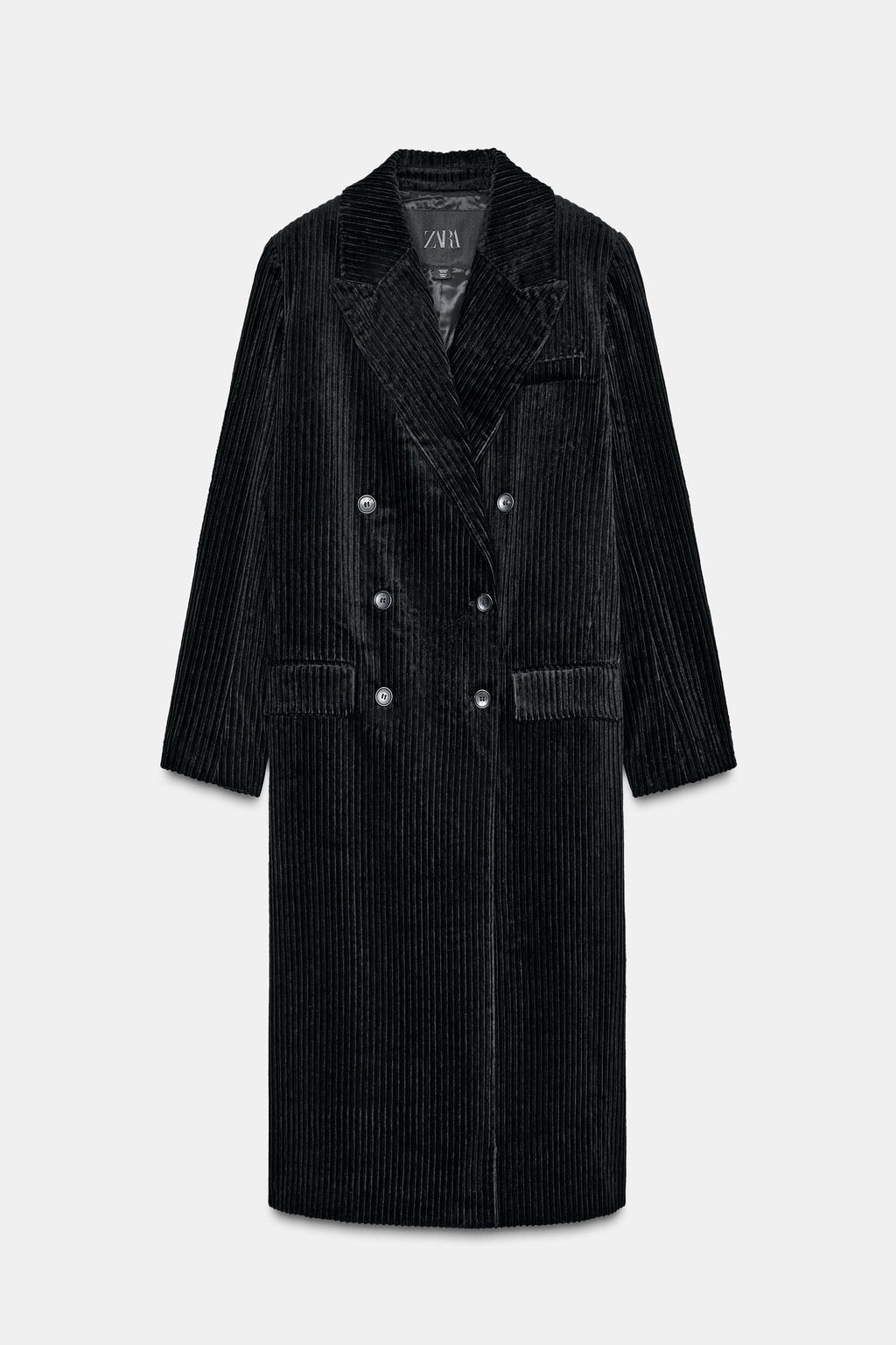CORDUROY LONG COAT ZW COLLECTION LIMITED EDITION