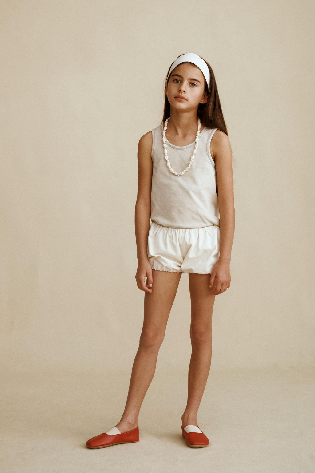 BLOOMER POPEL?N CREATED BY CARAMEL LONDON X ZARA / Vainilla  фото 5